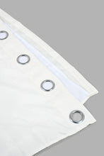 تنزيل الصورة على معرض الصور، Redtag-Ivory-2-Piece-Geometric-Jacquard-Curtain-Pair-With-Lining-Curtains-Home-Bedroom-