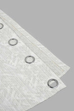 تنزيل الصورة على معرض الصور، Redtag-Grey-2-Piece-Stripe-Jacquard-Curtain-Pair-Without-Lining-Curtains-Home-Bedroom-