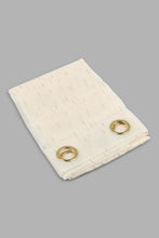 Load image into Gallery viewer, Redtag-Ivory-1-Piece-Gold-Rain-Drop-Sheer-Curtain-Curtains-Home-Bedroom-