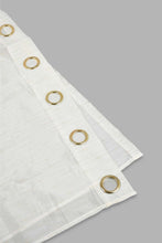 Load image into Gallery viewer, Redtag-Ivory-1-Piece-Gold-Rain-Drop-Sheer-Curtain-Curtains-Home-Bedroom-