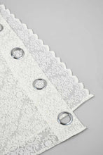 Load image into Gallery viewer, Redtag-Ivory-1-Piece-Floral-Sheer-Curtain-Curtains-Home-Bedroom-