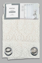 Load image into Gallery viewer, Redtag-Ivory-1-Piece-Floral-Sheer-Curtain-Curtains-Home-Bedroom-