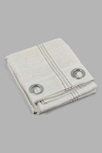 تنزيل الصورة على معرض الصور، Redtag-Beige-1-Piece-Stripe-Sheer-Curtain-Curtains-Home-Bedroom-