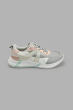 Load image into Gallery viewer, Redtag-Multicolour-Sporty-Lace-Up-Sneakers-Women's-