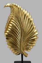 Load image into Gallery viewer, Redtag-Gold-Decorative-Leaf-With-Stand-Artefact-Home-Decor-