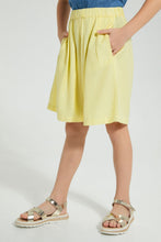تنزيل الصورة على معرض الصور، Redtag-Yellow-Pull-On-Shorts-Colour:Yellow,-Filter:Girls-(2-to-8-Yrs),-Girls-Shorts,-New-In,-New-In-GIR,-Non-Sale,-S22B,-Section:Kidswear-Girls-2 to 8 Years