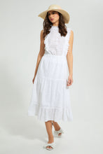 تنزيل الصورة على معرض الصور، Redtag-White-Schiffli-Blouse-Blouses-Women's-
