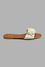 Load image into Gallery viewer, Redtag-Natural-Ruche-Mule-Colour:Beige,-Filter:Women's-Footwear,-New-In,-New-In-Women-FOO,-Non-Sale,-S22B,-Section:Women,-Women-Casual-Sandals-Women's-