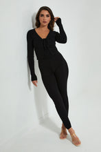 تنزيل الصورة على معرض الصور، Redtag-Black-V-Neck-Front-Tie-Cardigan-Colour:Black,-Filter:Women's-Clothing,-Limited-Edition-Tops,-New-In,-New-In-Women,-Non-Sale,-S22B,-Section:Women-Women's-