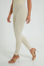Load image into Gallery viewer, Redtag-Beige-Skinny-Fit-Trouser-Colour:Beige,-Filter:Women's-Clothing,-Limited-Edition-Trousers,-New-In,-New-In-Women,-Non-Sale,-S22B,-Section:Women-Women's-