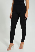 Load image into Gallery viewer, Redtag-Black-Skinny-Fit-Trouser-Colour:Black,-Filter:Women's-Clothing,-Limited-Edition-Trousers,-New-In,-New-In-Women,-Non-Sale,-S22B,-Section:Women-Women's-