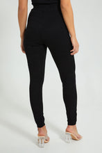 Load image into Gallery viewer, Redtag-Black-Skinny-Fit-Trouser-Colour:Black,-Filter:Women's-Clothing,-Limited-Edition-Trousers,-New-In,-New-In-Women,-Non-Sale,-S22B,-Section:Women-Women's-