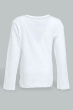 تنزيل الصورة على معرض الصور، Redtag-White-Dion-Long-Sleeve-T-Shirt-Long-Sleeves-Infant-Boys-3 to 24 Months