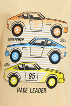 تنزيل الصورة على معرض الصور، Redtag-Beige-Car-Long-Sleeve-T-Shirt-Long-Sleeves-Infant-Boys-3 to 24 Months