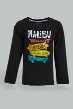 تنزيل الصورة على معرض الصور، Redtag-Black-Skate-Board-Long-T-Shirt-Long-Sleeves-Infant-Boys-3 to 24 Months