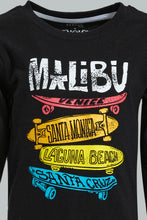 تنزيل الصورة على معرض الصور، Redtag-Black-Skate-Board-Long-T-Shirt-Long-Sleeves-Infant-Boys-3 to 24 Months