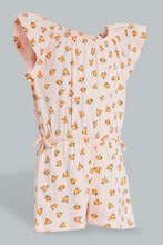 Load image into Gallery viewer, Redtag-Pink-Printed-Playsuit-Jumpsuits-Infant-Girls-3 to 24 Months