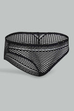 Load image into Gallery viewer, Redtag-Black-And-White-Plain-Mesh-Bikini-Brief-(2-Pack)-Briefs-Bikini-Women's-