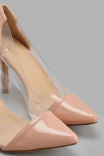 Load image into Gallery viewer, Redtag-Pink-Patent-Vinyl-Court-Court-Shoes-Women's-
