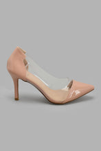 Load image into Gallery viewer, Redtag-Pink-Patent-Vinyl-Court-Court-Shoes-Women's-