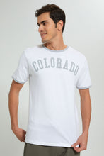 Load image into Gallery viewer, Redtag-White-Colorado-T-Shirt-Graphic-Prints-Men's-