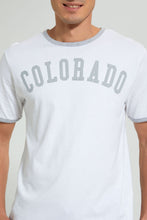 Load image into Gallery viewer, Redtag-White-Colorado-T-Shirt-Graphic-Prints-Men's-