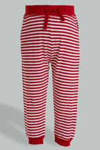 تنزيل الصورة على معرض الصور، Redtag-Red-And-Grey-Printed-Active-Pant-(2-Pack)-Joggers-Infant-Boys-3 to 24 Months