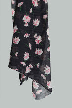 Load image into Gallery viewer, Redtag-Black-Grilled-Printed-Scarf-Fashion-Scarves-Women-