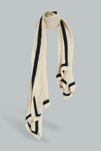 Load image into Gallery viewer, Redtag-Beige-Crinkled-Scarf-Fashion-Scarves-Women-