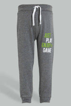 Load image into Gallery viewer, Redtag-Black-And-Grey-Active-Pant-(2-Pack)-Joggers-Infant-Boys-3 to 24 Months