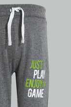 Load image into Gallery viewer, Redtag-Black-And-Grey-Active-Pant-(2-Pack)-Joggers-Infant-Boys-3 to 24 Months