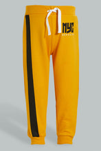 Load image into Gallery viewer, Redtag-Ecru-And-Mustard-Active-Pant-(2-Pack)-Joggers-Infant-Boys-3 to 24 Months