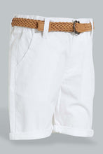 تنزيل الصورة على معرض الصور، Redtag-White-Convass-Belt-Chino-Short-Character,-Colour:White,-Filter:Infant-Boys-(3-to-24-Mths),-Infant-Boys-Shorts,-New-In,-New-In-INB,-Non-Sale,-S22B,-Section:Kidswear,-TBL-Infant-Boys-3 to 24 Months