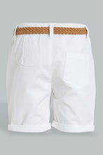 تنزيل الصورة على معرض الصور، Redtag-White-Convass-Belt-Chino-Short-Character,-Colour:White,-Filter:Infant-Boys-(3-to-24-Mths),-Infant-Boys-Shorts,-New-In,-New-In-INB,-Non-Sale,-S22B,-Section:Kidswear,-TBL-Infant-Boys-3 to 24 Months