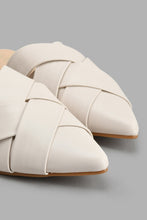Load image into Gallery viewer, Redtag-Ivory-Strappy-Closed-Toe-Mule-Mules-Women's-