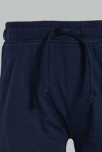 Load image into Gallery viewer, Redtag-Navy-Slub-Jersey-Active-Short-Active-Shorts-Infant-Boys-3 to 24 Months