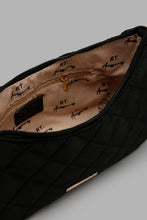 Load image into Gallery viewer, Redtag-Black-Quilted-Cross-Body-Bag-Colour:Black,-Filter:Women's-Accessories,-New-In,-New-In-Women-ACC,-Non-Sale,-W21B,-Women-Handbags-Women-