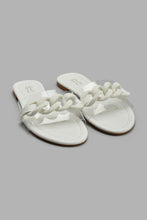 تنزيل الصورة على معرض الصور، Redtag-White-Chain-Trim-Mule-Mules-Women's-