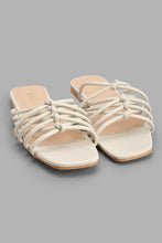 تنزيل الصورة على معرض الصور، Redtag-Ivory-Strappy-Knot-Mule-Mules-Women's-