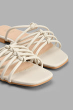 تنزيل الصورة على معرض الصور، Redtag-Ivory-Strappy-Knot-Mule-Mules-Women's-