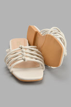 تنزيل الصورة على معرض الصور، Redtag-Ivory-Strappy-Knot-Mule-Mules-Women's-