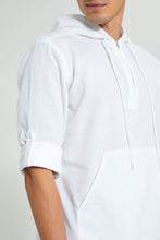 Load image into Gallery viewer, Redtag-White-Hoodie-Shirt-Casual-Shirts-Men's-