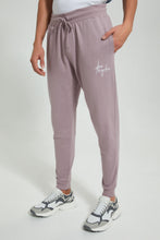 تنزيل الصورة على معرض الصور، Redtag-Purple-Signature-Jog-Pant-Joggers-Men's-