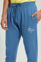 تنزيل الصورة على معرض الصور، Redtag-Blue-Signature-Jog-Pant-Joggers-Men's-