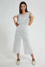 تنزيل الصورة على معرض الصور، Redtag-Silver-Sequin-Trouser-Cargo-Pants-Senior-Girls-9 to 14 Years