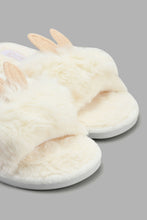 Load image into Gallery viewer, Redtag-White-Bunny-Ears-Slipper-Slippers-Women's-