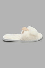 Load image into Gallery viewer, Redtag-White-Bunny-Ears-Slipper-Slippers-Women's-