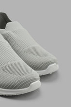Load image into Gallery viewer, Redtag-Grey-Knit-Slip-On-Slip-Ons-Senior-Boys-5 to 14 Years