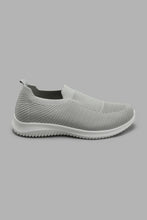 Load image into Gallery viewer, Redtag-Grey-Knit-Slip-On-Slip-Ons-Senior-Boys-5 to 14 Years