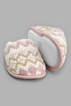 Load image into Gallery viewer, Redtag-Assorted-Closed-Toe-Cable-Knit-Slipper-Slippers-Women's-